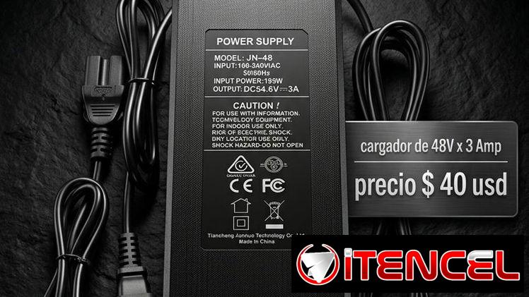 CARGADOS DE LITIHUM INTELIGENTES DISPONIBLES DE 72×5 Amp MOTO(CARGA RAPIDA) y 48×3 Amp de BICIMOTO(CARGA MEDIA)NUEVOS✨
