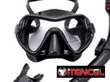 Máscara de buceo con Snorkel / cámara de acción