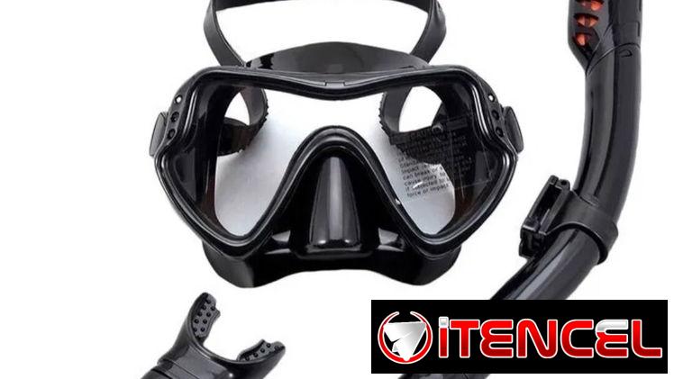 Máscara de buceo con Snorkel / cámara de acción