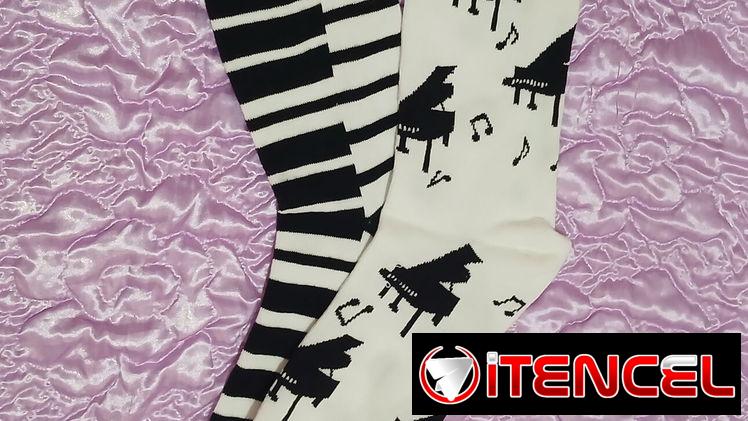 Medias con diseño.