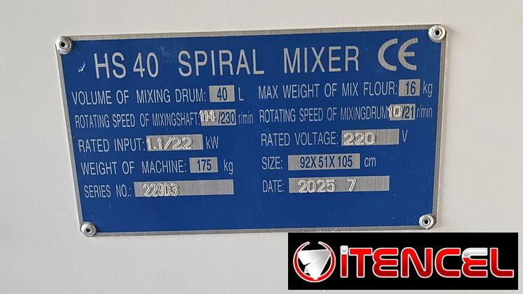 ⚠️AMASADORA / SOBADORA INDUSTRIAL ( 40L / 16 Kg ) ( 220V-TRIFASICA ) !!! NUEVA EN SU HUACAL⚠️