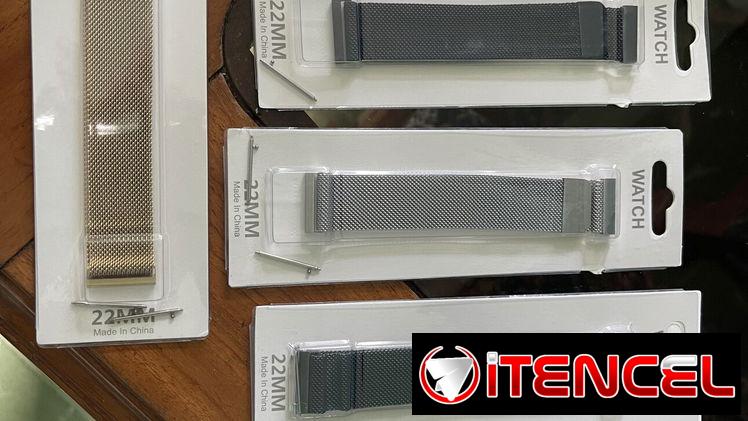 Manillas milanesas para su Apple Watch y Galaxy Watch! 20 y 22mm