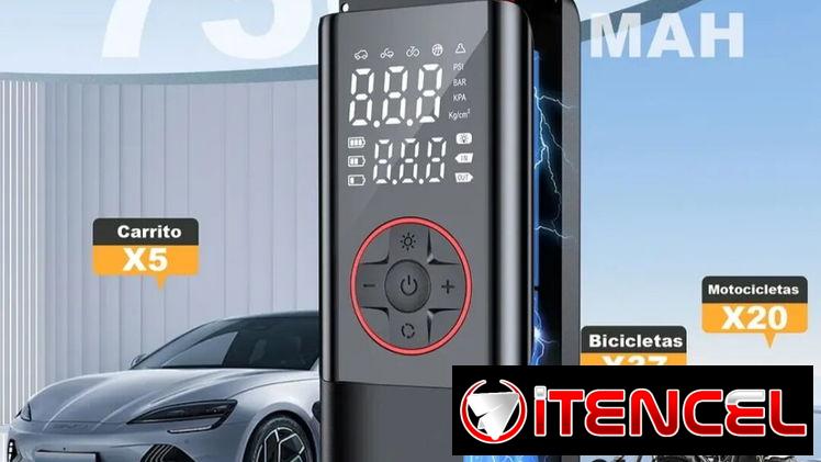 Compresor portátil inflador de neumáticos 58757374