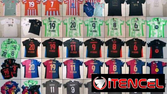 Camisetas de fútbol para el Mundial. Réplicas triple AAA.