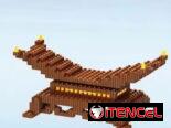 Construcción Lego. Katanas Lego. Bases Lego.