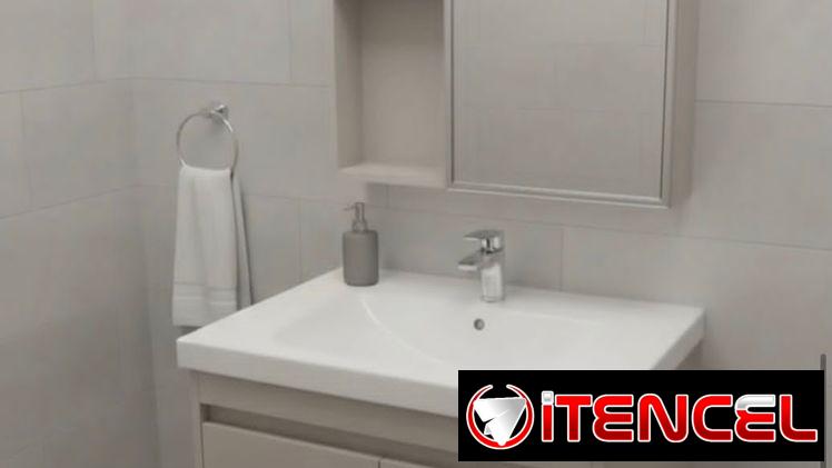 MUEBLES CON LAVAMANOS PARA BAÑO