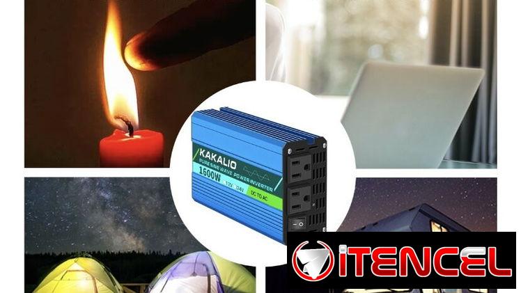 Inversor, Convertidor de 1600w onda sinusoidal pura. Nuevo