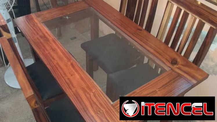 Comedores de madera barnizado ✅️