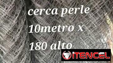 Rollos de cerca Perle galvanizado de 10mt y tubos galvanizado y de hierro