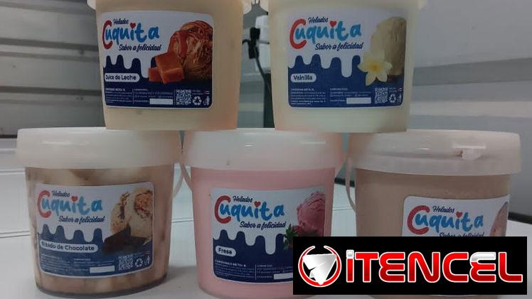 Venta de potes de Helado de 1L en la Habana