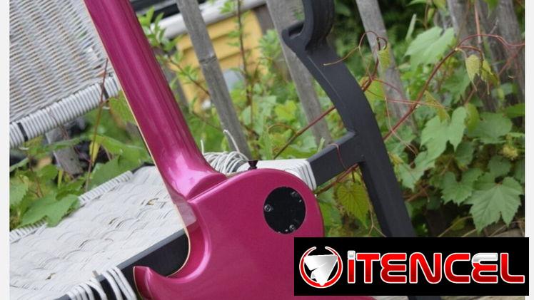 Electric Guitar Mahogany Body Maple Top Metallic Magenta (Groove Canadian Brand)