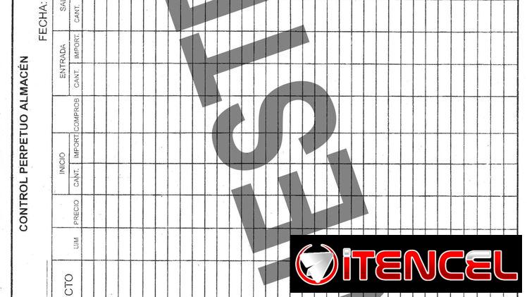 Tarjetas de Estiba, De Firma, Perpetuo de Almacén  ✨ Aceptamos pago por transferencia 💳