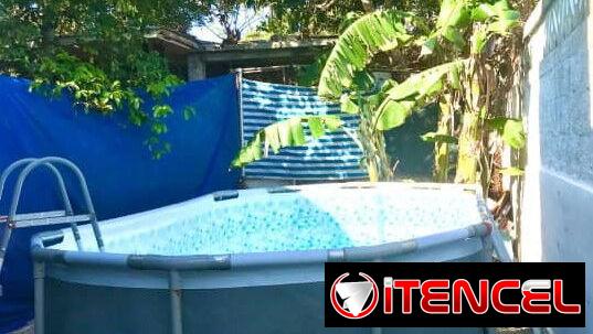 Se renta casa  de Dos habitaciones climatizadas en Guanabo, piscina de lona. 54026428
