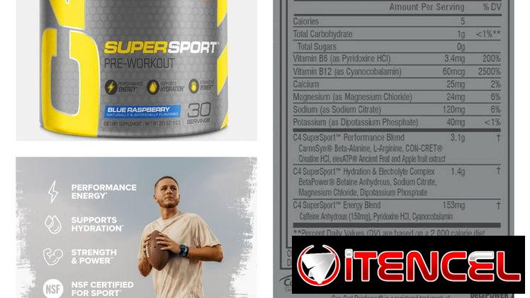 Pre entrenos C4 sport, super sport, y ripped sellados 30 servicios 55595382