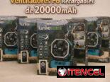 -Ventiladores recargables F6, 20000mAh