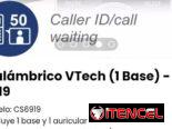 Inalámbrico VTech (1 Base) – 6919. Modelo: CS6919. Color rojo. Nuevo