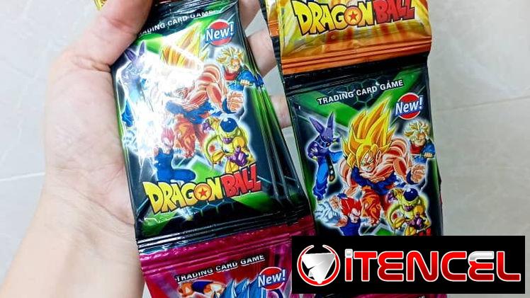 Sobres de cartas de dragón ball