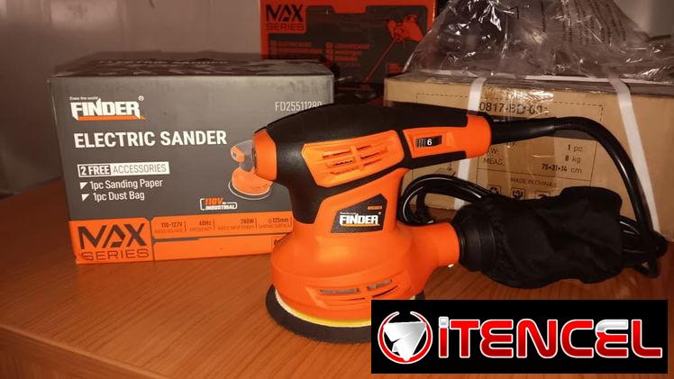 🔧 LIJADORA 🔧 ELÉCTRICO ORBITAL FINDER 280W. MENSAJERÍA CON FACTURA Y GARANTÍA. TL 54833699