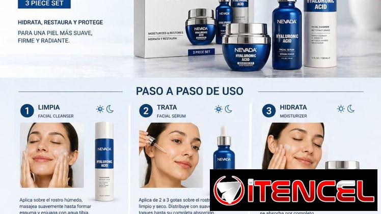 Kit de 3 piezas. Piel de Porcelana