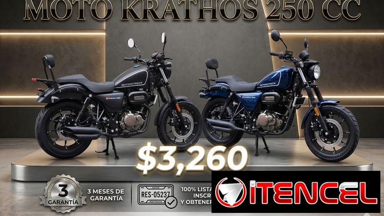 🏍️ 250 CC 🏍️ MOTO KRATHOS 250CC. LISTAS PARA INSCRIBIR, CHAPA Y CALLE. TODA DOC LEGAL. TLF 54833699