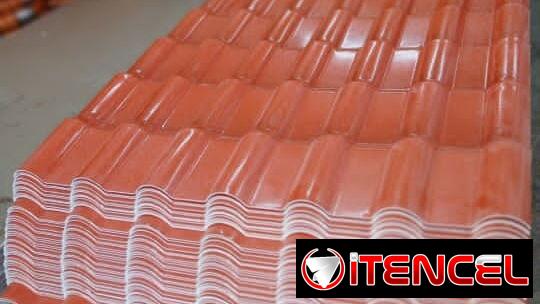 Tejas plásticas de PVC