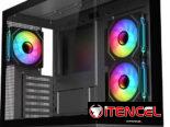 Chasis Gaming SAMA SV-02 + 3 fanes ARGB