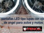 PANTALLAS LED MODERNAS DE 7 PULGADAS  tipo lupas con larga y corta de alta densidad y OJO DE ANGEL INCLUIDO ,💯‼️💯