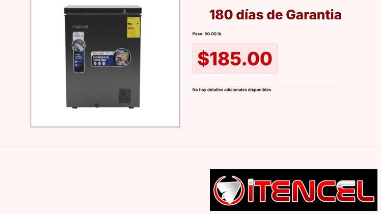 NEVERA HORIZONTAL MILEXUS 3.5 PIES (119L) VPT#-0213