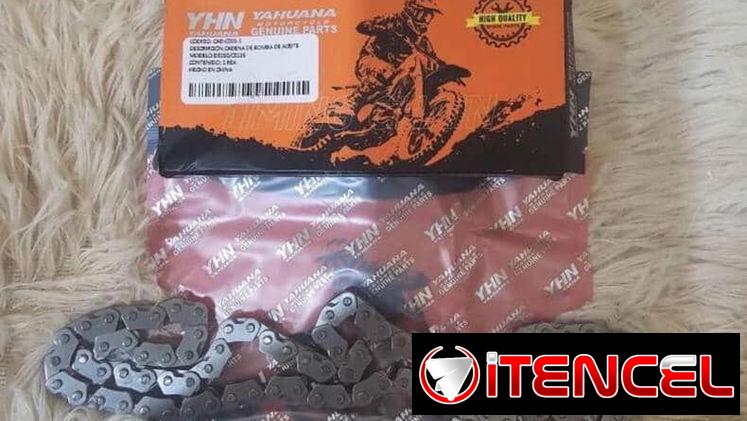 Cadena de bomba aceite/ distribución moto automática 4t y más piezas