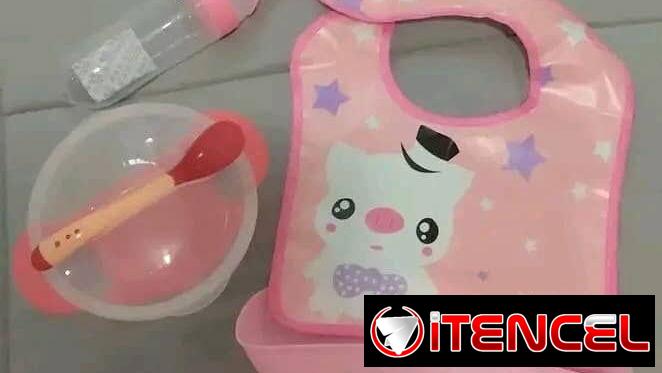 Juego de comer de bebe varios colores