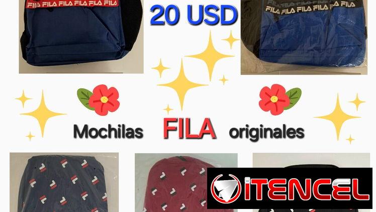 Mochilas Originales marca FILA y WILSON.