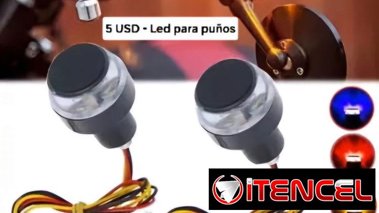 Led para puños de moto