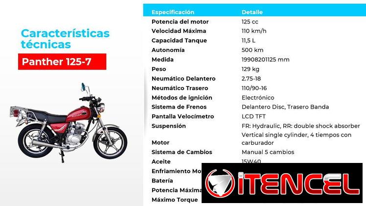 Motos de Combustión Panther