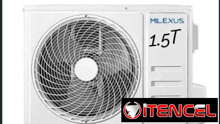 *Split Milexus 1.5 Toneladas*  – Color: Blanco – Peso neto/bruto de la unidad interior: 10 kg/13 kg – Peso neto/bruto de