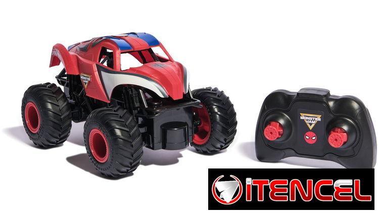 Carros de control remoto de Spider Man y Iron Man