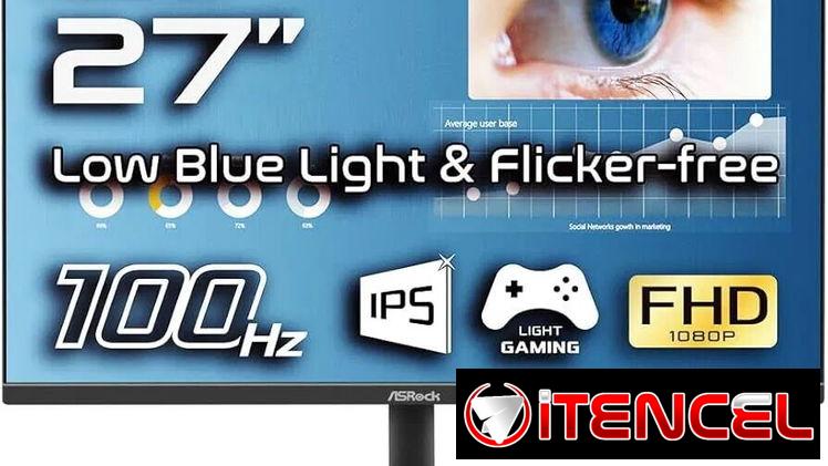 👍 MONITOR 27”ASROCK GAMING CL27FF / 100Hz / 1ms /  📦 NUEVO EN CAJA 📦