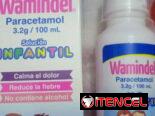 Paracetamol en suspensión infantil