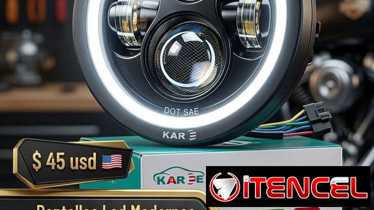 ‼️PANTALLAS LED DE ALTA DENCIDAD CON OJOS DE ANGEL (12 a 80 Vol)‼️ Dale un giro total a tu Suzuki o Triciclo‼️💯‼️