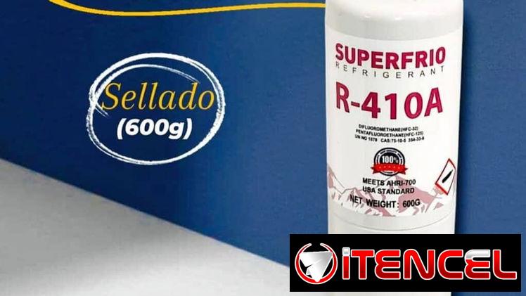 Gas. Gas refrigerante. Bala de gas