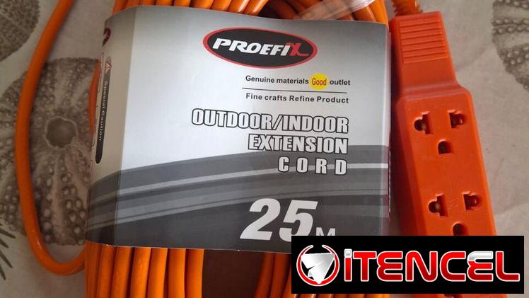 Extensión Eléctrica 25 mts(Regleta)   📏25 metros, Regleta de 3 tomas  ⚡110-220 Volt, 10-16 amperes, 50-60 Hz