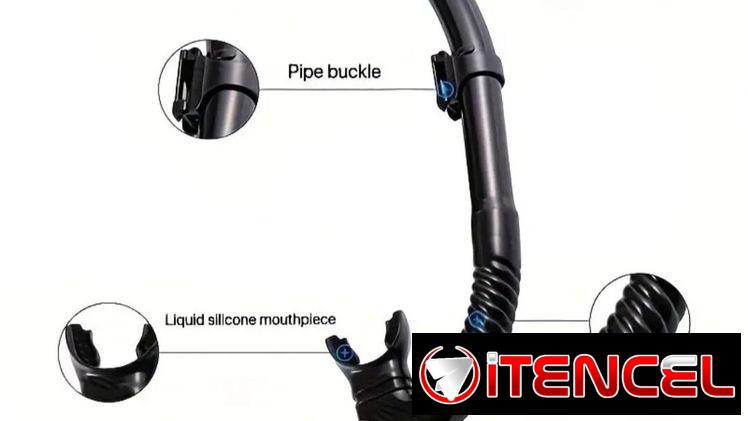 Set de buceo con máscara de cristal polarizado
