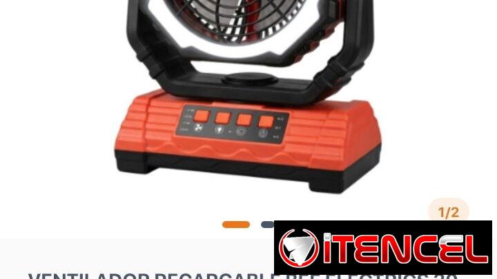 Ventilador recargable