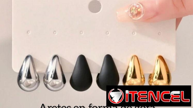 Aretes en forma de gota
