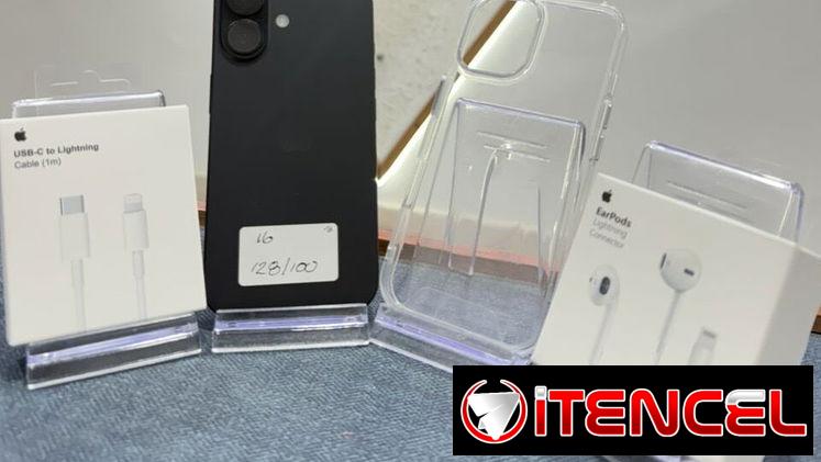 ❌iPhone 16 ⚪️⚫️128GB 100%🔋mica, cargador 35W, forro y audífonos regalo🧿 Variedad de Modelos 🔥 Garantia 💯