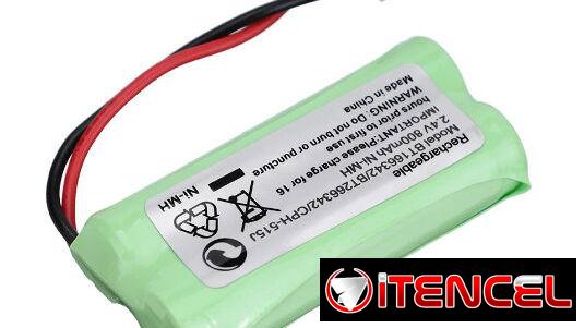 Pilas Recargables de teléfono inalámbrico 2.4V 600mAh
