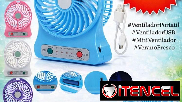 Ventiladores recargables