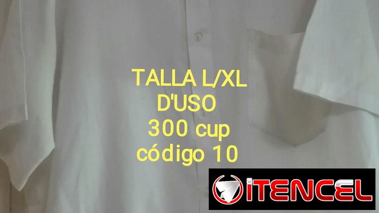 Camisas blancas mangas largas y cortas buen estado. Precio en dependencia del uso