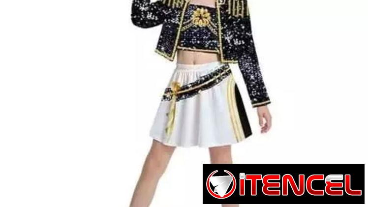 DISFRAZ DE LAS GUERRERAS KPOP ( 3 PIEZAS) TALLA 4-5 AÑOS