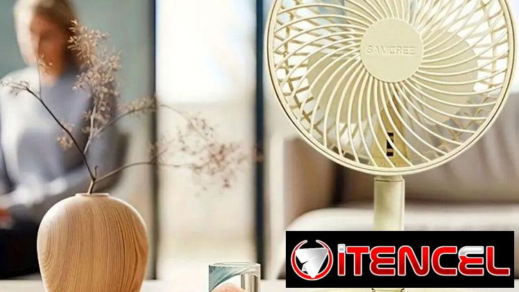 Ventilador de escritorio portátil plegable