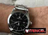 Y reloj de hombre de acero inoxidable